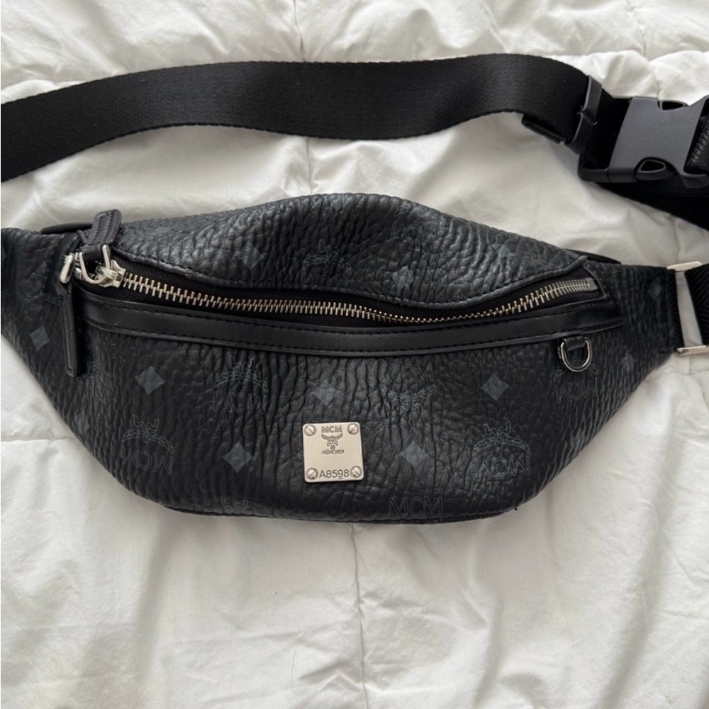 Looking for a black MCM fanny pack.